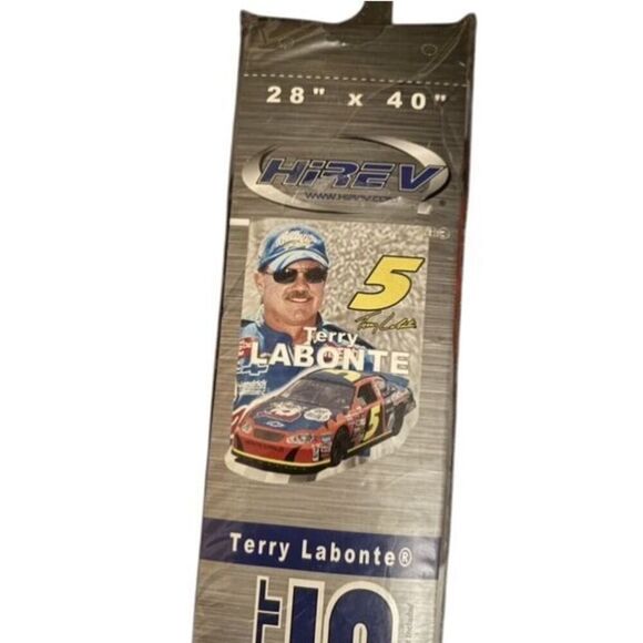 Terry Labonte 28” x 40” NASCAR Die-Cut Flag *New* - Picture 2 of 4